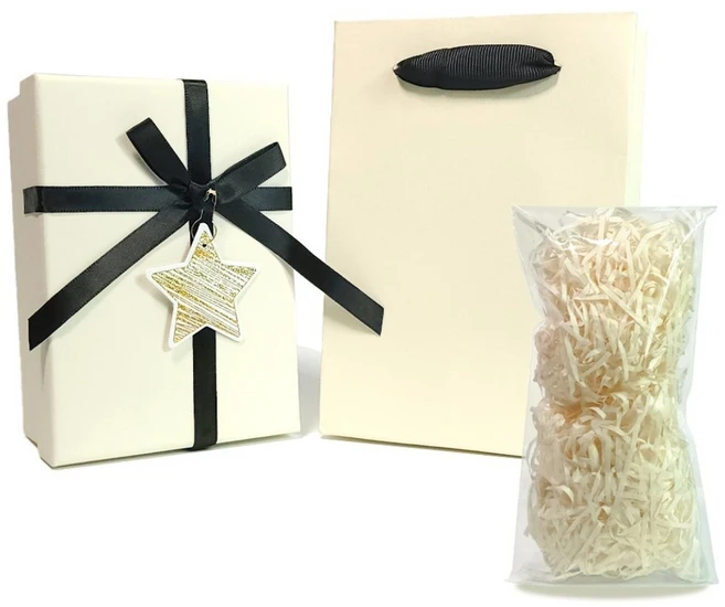 제로리빙 선물 포장 박스 + 쇼핑백, 1개, 베이지 - 쿠팡