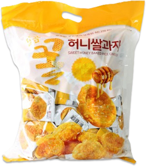 달콤꿀 허니 쌀과자 / 꿀쌀과자 대용량, 1개, 900g