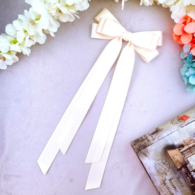 베베까꿍 (17가지 색상) 골프 라운딩 강추 포인트 꼬리 리본 헤어핀