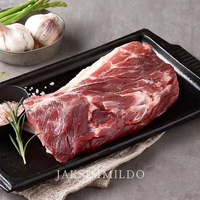 [작심밀도]산지직송 흑염소 목심 500g (수육용), 1개