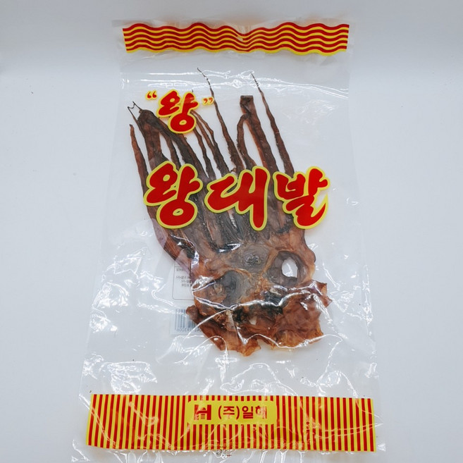 일해식품 왕대발 조미오징어다리 1개(약100g) 추억의 큰문어발, 1