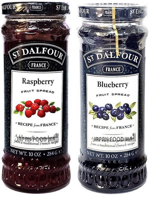 [다다기획] 샹달프 블루베리잼 284g+라즈베리잼 284g 1개씩, 284g, 1개