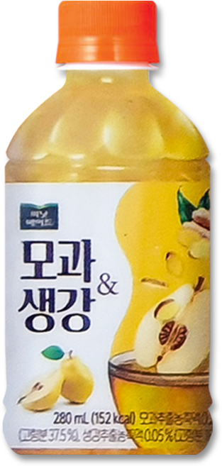 해태htb 썬키스트 모과생강, 280ml, 8개