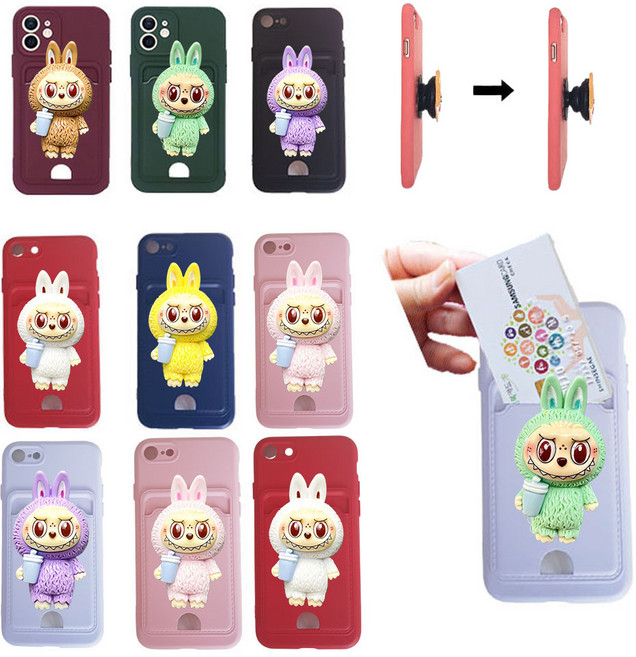 갤럭시 A24 SM-A245N 카드 수납 실리콘 젤리 범퍼 거치대 손잡이 그립 스마트톡 핑거톡 폰그립 폰톡 핸드폰 케이스 fhjwpovm