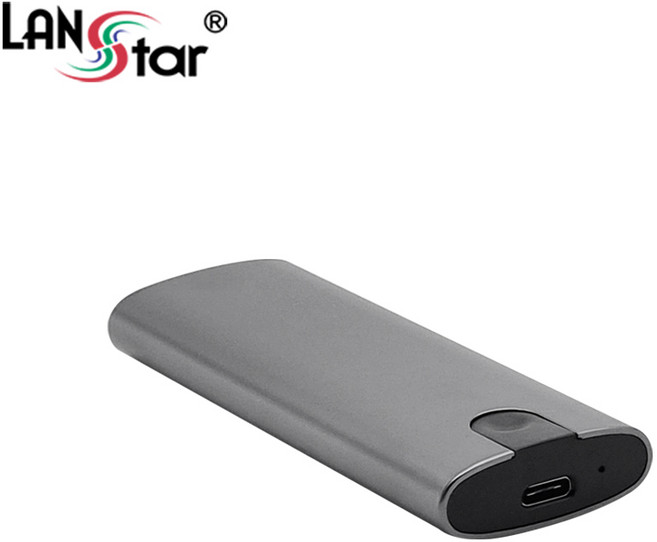 랜스타 LS-NVME-CASE USB3.1 C타입 NVMe M2 외장SSD 케이스, 1개