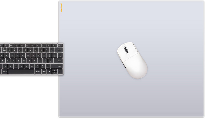 GOGOFREE 강화유리 마우스패드 게이밍 마우스 패드 A-420x480mm, 1개, A-실버