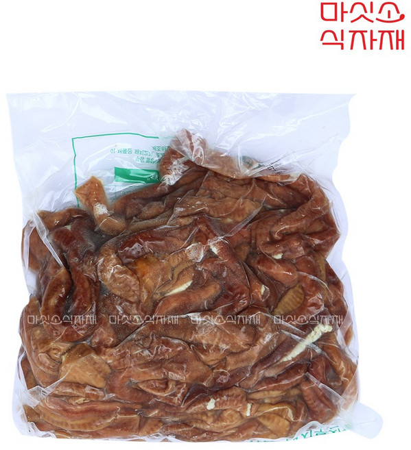 백암전통식품 삶은 돼지곱창 국내산 돼지곱창재료 순대국재료, 2kg, 1개