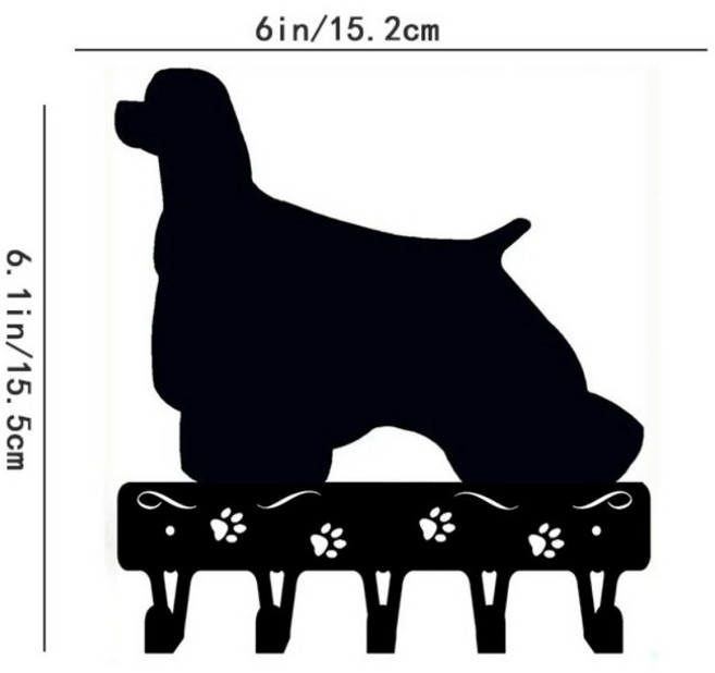 여행자 테마 철제 벽걸이 후크 예술적 키벨트걸이 내구성 있는 금속 정리함 스타일리시 홈 데코 실용적인 일상 후크 거실 현관 장식, TY1035-6in, M