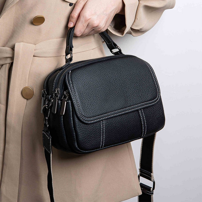 나이스나 소가죽 여성크로스백 핸드백 ETC-84