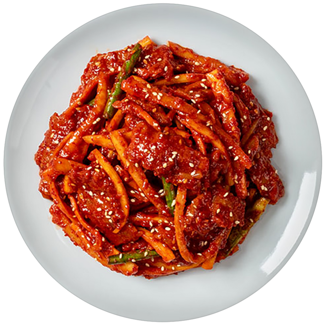 [올드셰프] 생 홍어무침 도라지무침 / 전통시장 30년 손맛명인 별미맛집, 1개, 1kg