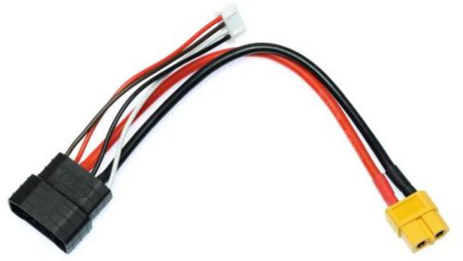 TRX 2S3S4s Lipo 배터리 충전 어댑터 케이블 XT60 Traxxas ID 수 밸런스 리드 와이어 14awg 150mm, TRX ID 3S to XT60, 1개