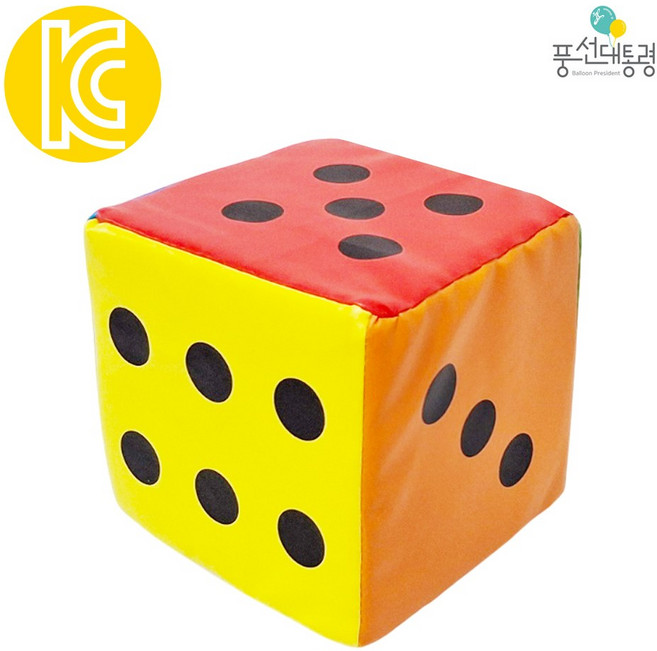 풍선대통령 인조가죽 게임용 말랑말랑한 주사위 20cm, 주사위20cm, 1개