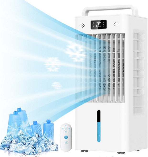 씽크라이프 시원한 이동식 냉풍기 10L 대용량 리모컨형 분리형 물탱크 + 내장바퀴 + 손잡이, 손잡이형 프리미엄