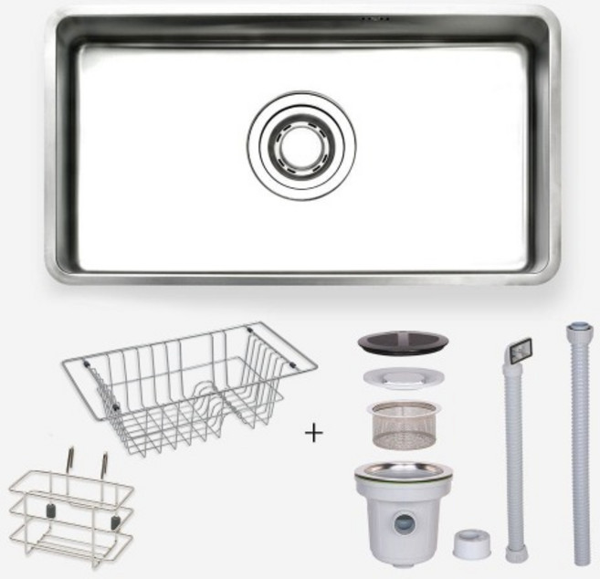 리젠스 LQ840 주방 사각싱크볼 교체 악세사리 배수구 포함, LQ840(일반배수구), 1개