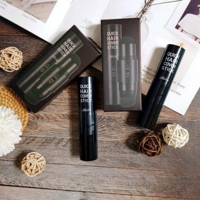 RIRE 雙頭髮際線棒 3g 補色膏, 1個, #自然棕