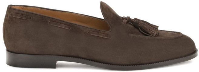 로로피아나 태슬 스웨이드 로퍼