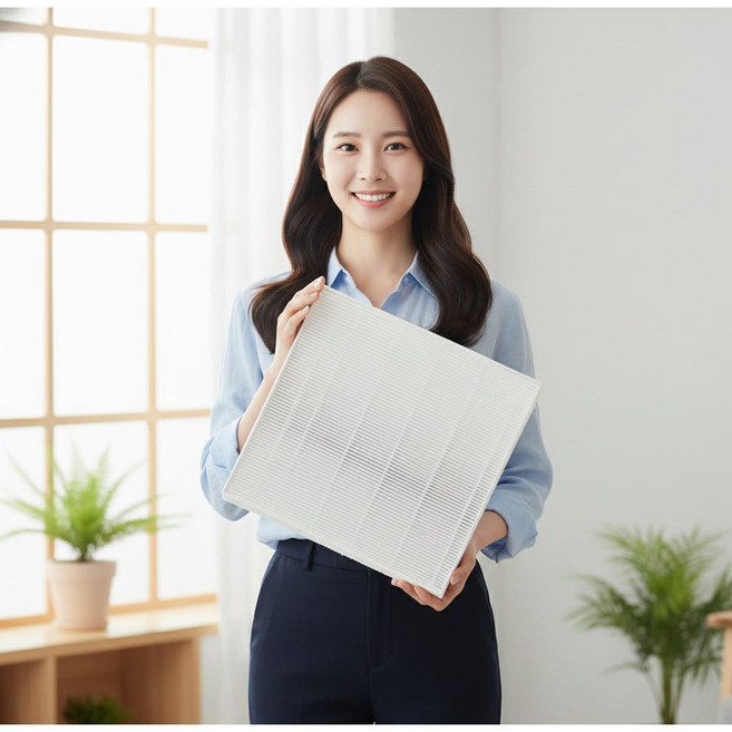 [호환] 국산 삼성 공기청정기 프리미엄 필터 CFX-D100D 블루스카이 5000, 1개, CFX-D100D 헤파형