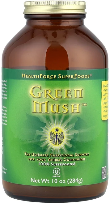 HealthForce Superfoods Green Mush™ 반려동물을 위한 상품 284g(10oz) Superfoods (헬스포스 슈퍼푸드), HealthForce Superfoods (헬스포스 슈, 1개, 284g - 쿠팡