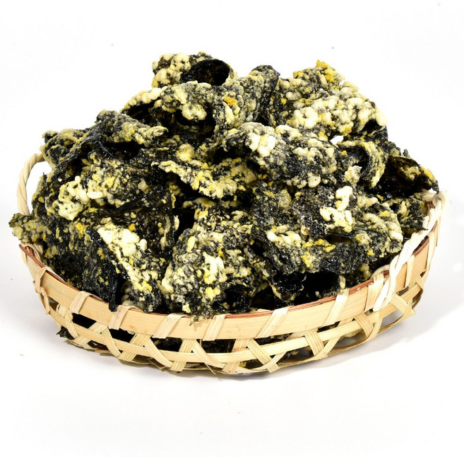 가가호직거래 전통부각 진도울금이 들어간 무농약 우리밀을 사용한 유기농찹쌀로 만든 곱창돌김으로 만든 특허등록 3건, 100g, 1개