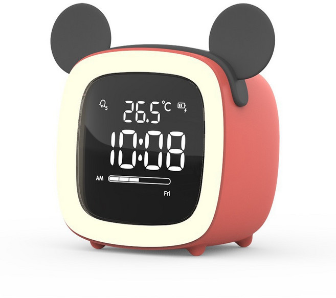 [베터라인 할인중] 귀여운 LED 무소음 탁상 인테리어 무드등 알람시계 모음 졸업 입학 새해 신년 설 명절 선물, 상큼레몬