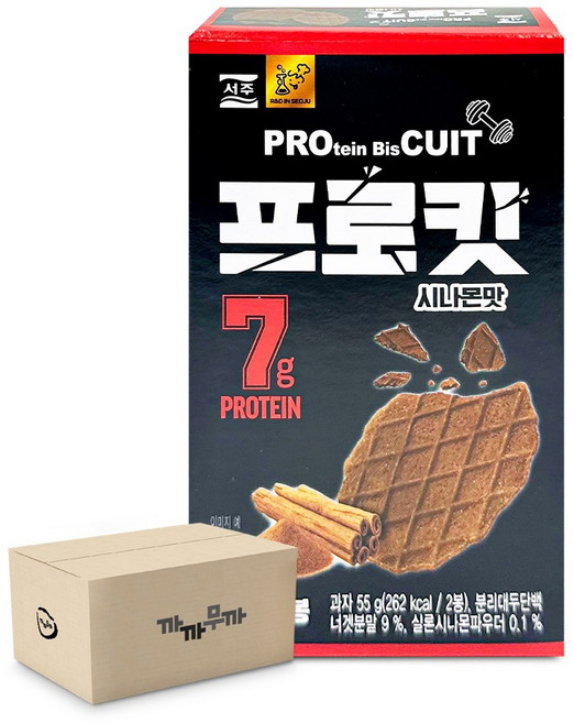 서주 프로킷 시나몬맛 와플, 55g, 32개