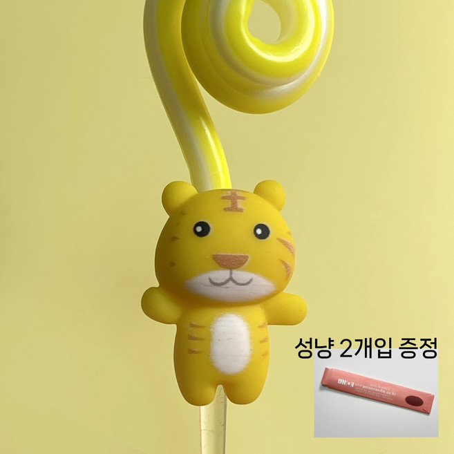 십이간지 띠별 동물초 + 성냥 증정, 2개, 10g, 호랑이