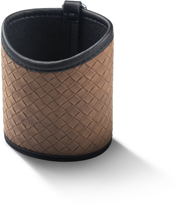 밀튼 차량용 송풍구 미니 포켓 수납함 정리 사이드 보관, 브라운(체크무늬포켓), 1개