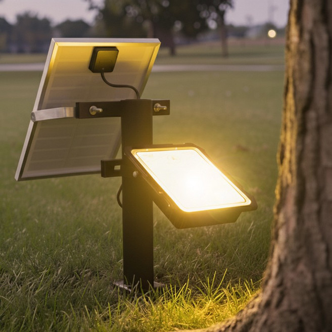 태양열 수목 투광기 나무조명 수목전등 잔디등 수목원조명 공원 조경등 산책로 300W, 태양광 투사등 세트 MJ-D 300W (흰빛)