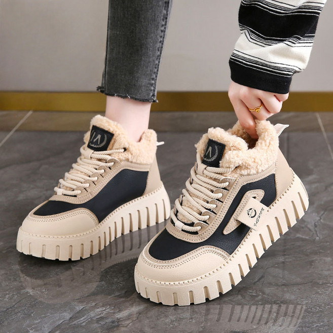 Modern Fashion 여성 겨울 키높이 양털 운동화 방한화 L03