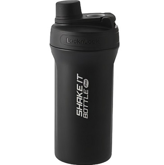 락앤락 쉐이킷보틀 프로 스테인리스, 블랙, 650ml, 1개