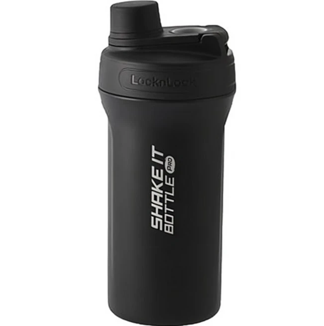 락앤락 쉐이킷보틀 프로 스테인리스, 블랙, 650ml, 1개 - 쿠팡