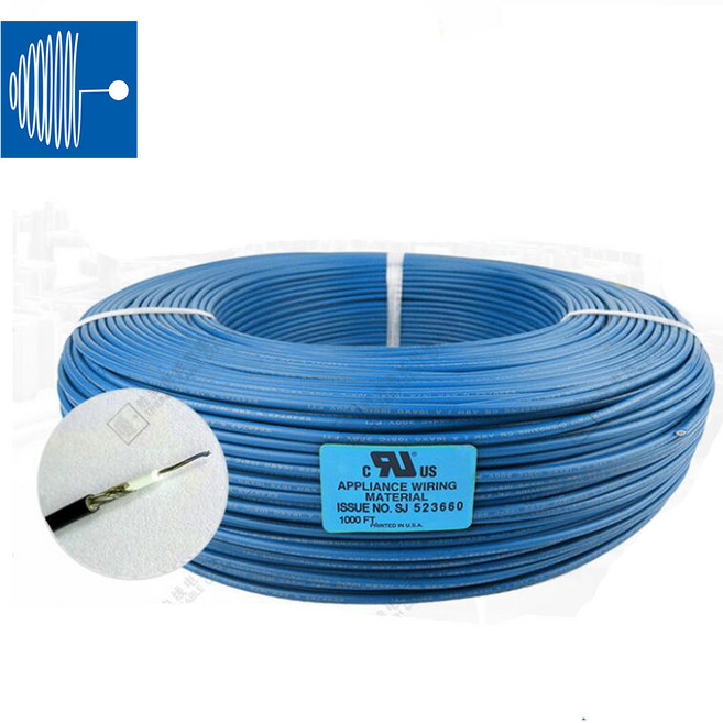 승리 케이블 UL3321 24A 6A 불소 플라스틱 와이어 고온 절연 전자 전기 밥솥 자동차 배선, 20 AWG, 2m, 빨간, 1개