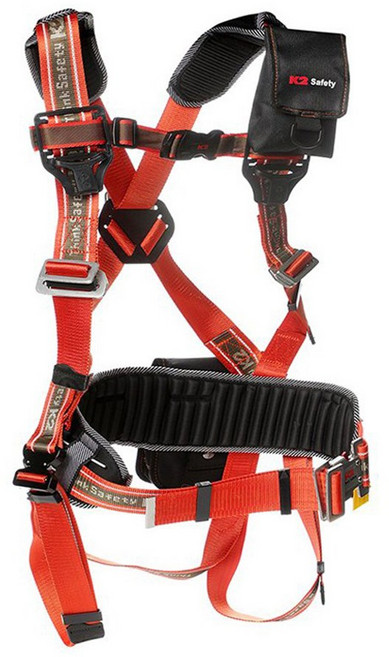 K2 세이프티 KB-9202 전체식 안전벨트 위험작업용 추락방지 안전 개인보호, 1개