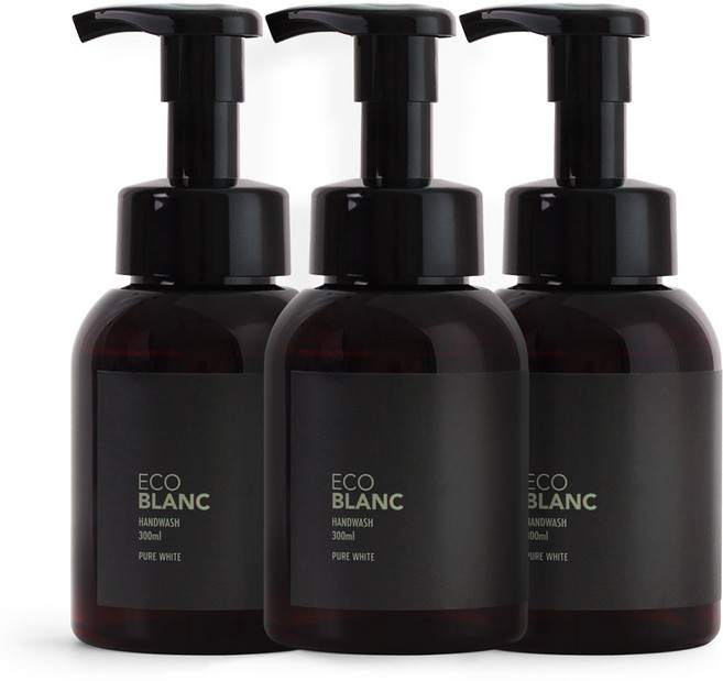 에코블랑 퍼퓸 핸드워시 퓨어화이트, 3개, 300ml