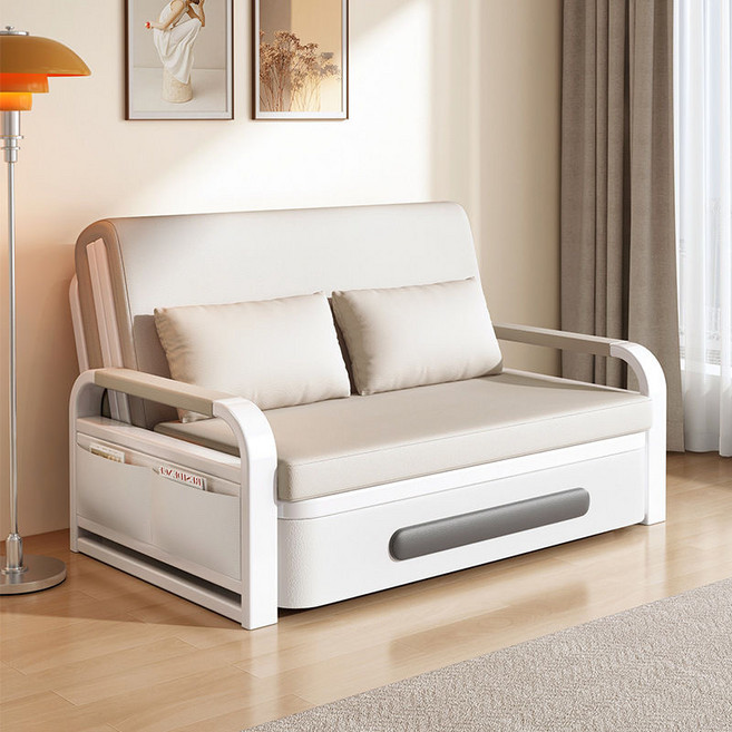 우리네가구 라텍스 접이식 침대 소파베드 2인용 쇼파침대 HWL1, 라텍스 소파침대 아이보리