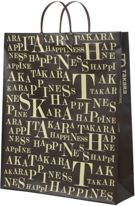 [국내 생산] BENW 방수 쇼핑백, 브라운