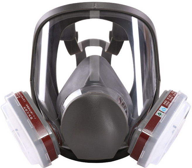 방독면 전면형 필터 산업용 풀페이스 방독 방연 분진 송기, C_6800 방오 마스크+3호 방독+20필름, 1개
