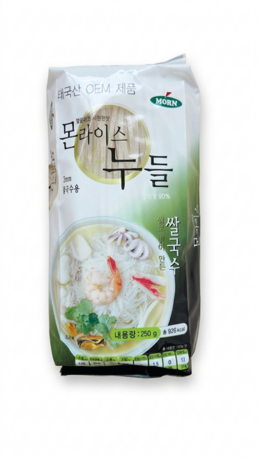 몬라이스 쌀국수 월남쌈 비빔국수 버미셀리, 250g, 1개