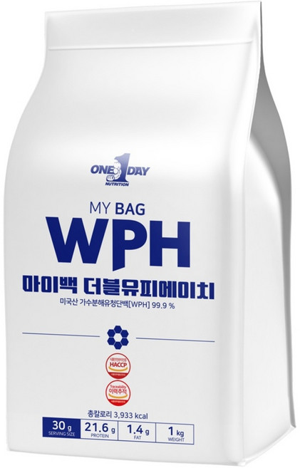 마이백 더블유피에이치 웨이 가수분해유청단백 단백질 보충제 WPH, 1개, 1kg
