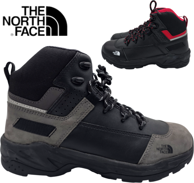 [국내매장정품]노스페이스 남성 등산화 발편한 미드컷 소가죽 사계절 트레킹화