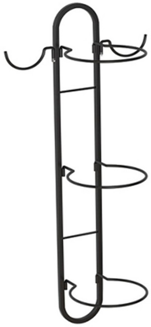 에이로샵 벽부착 공 거치대 3구 농구공받침대