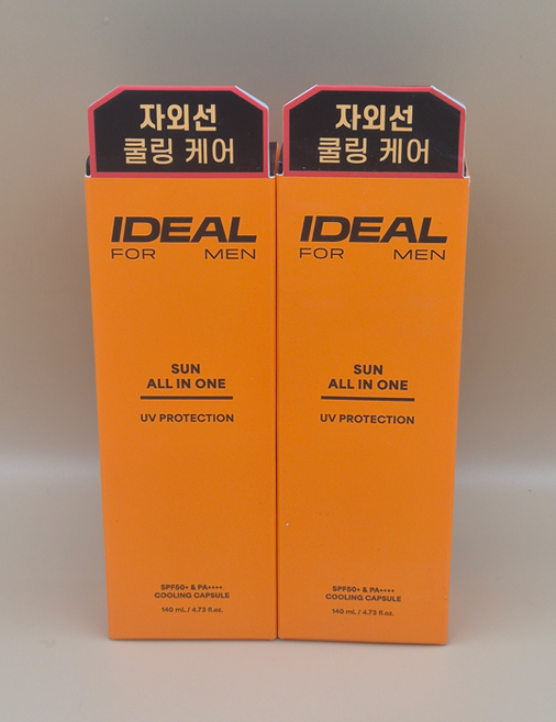 아이디얼포맨 선 올인원 [자외선차단], 2개, 140ml