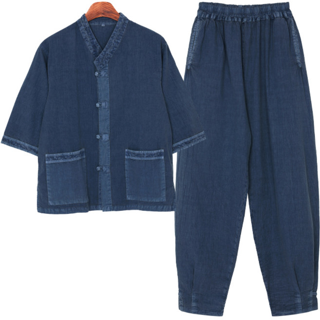 [아리랑의 봄] 30수 V넥 저고리 바지 한 벌