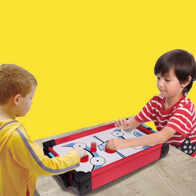 에어하키게임 가족게임 미니 보드 에어하키 게임, 1개