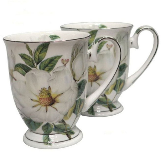 도자기 머그컵 머그잔 커피잔 찻잔 물컵 카페컵 2P U, 색상, 1개