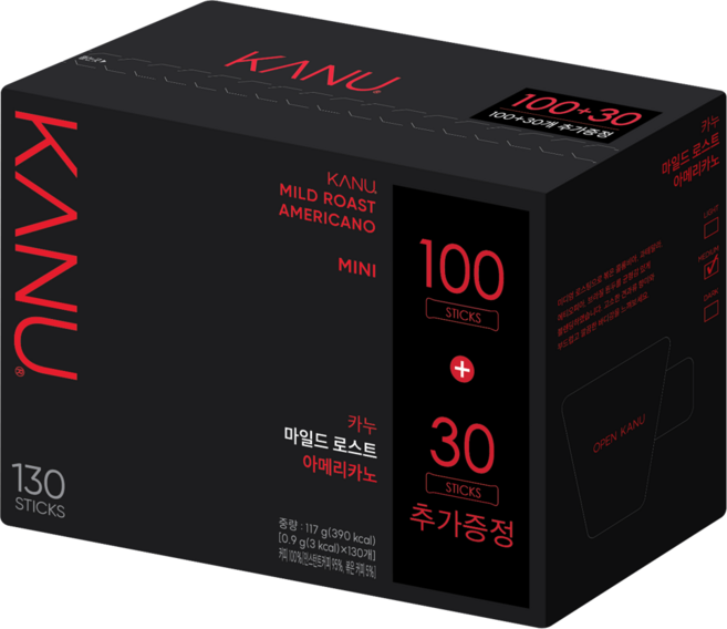 카누 마일드 로스트 130T (100+30), 900mg, 130개입, 1개