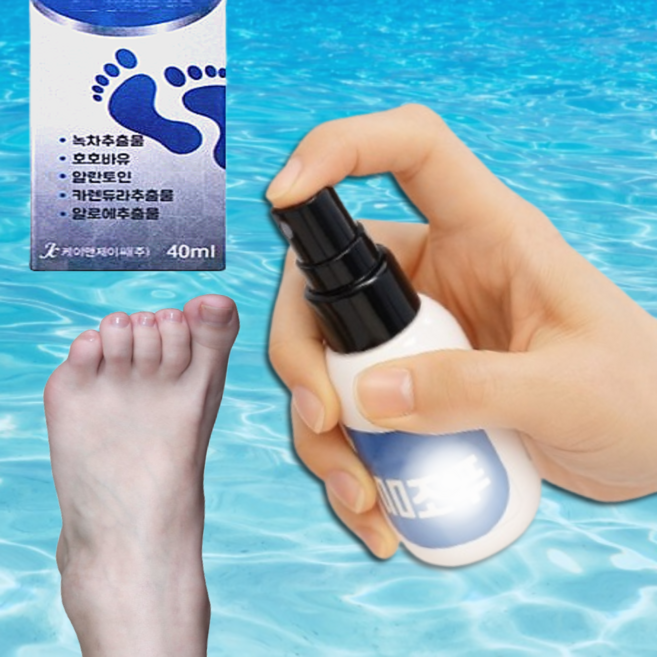 손 발톱 무좀 발바닥 발가락 사이습진 각화형 각질 지간형 발냄새제거제 40ml, 1병, 1개, 1개입