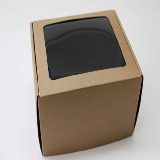 신명종합박스 G형박스 아스테지 속검정 투명창 상자 일체형 포장박스 100매