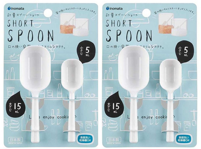 이노마타 계량 short spoon 계량스푼 DDZ, 2개