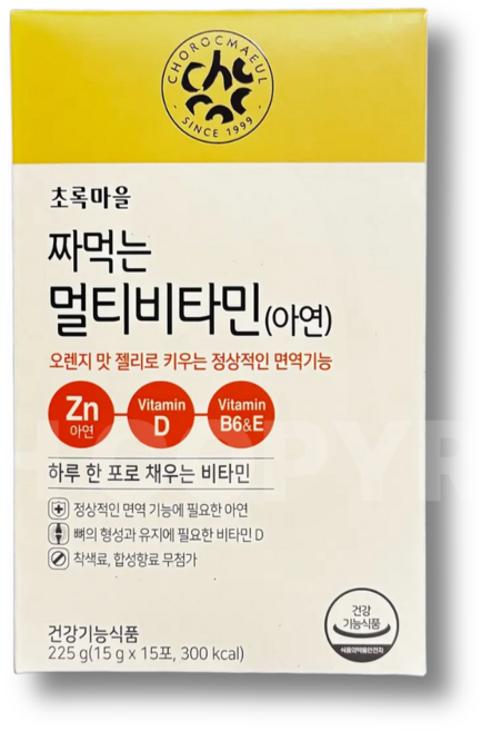 [초록마을] 짜먹는 멀티비타민, 225g, 1개